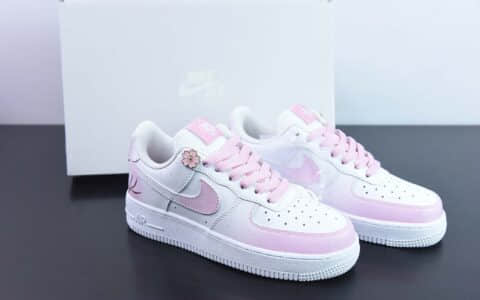 耐克NIke Air Force 1 '07 Low “手绘樱花”空军一号低帮休闲板鞋纯原版本 货号：315115-112