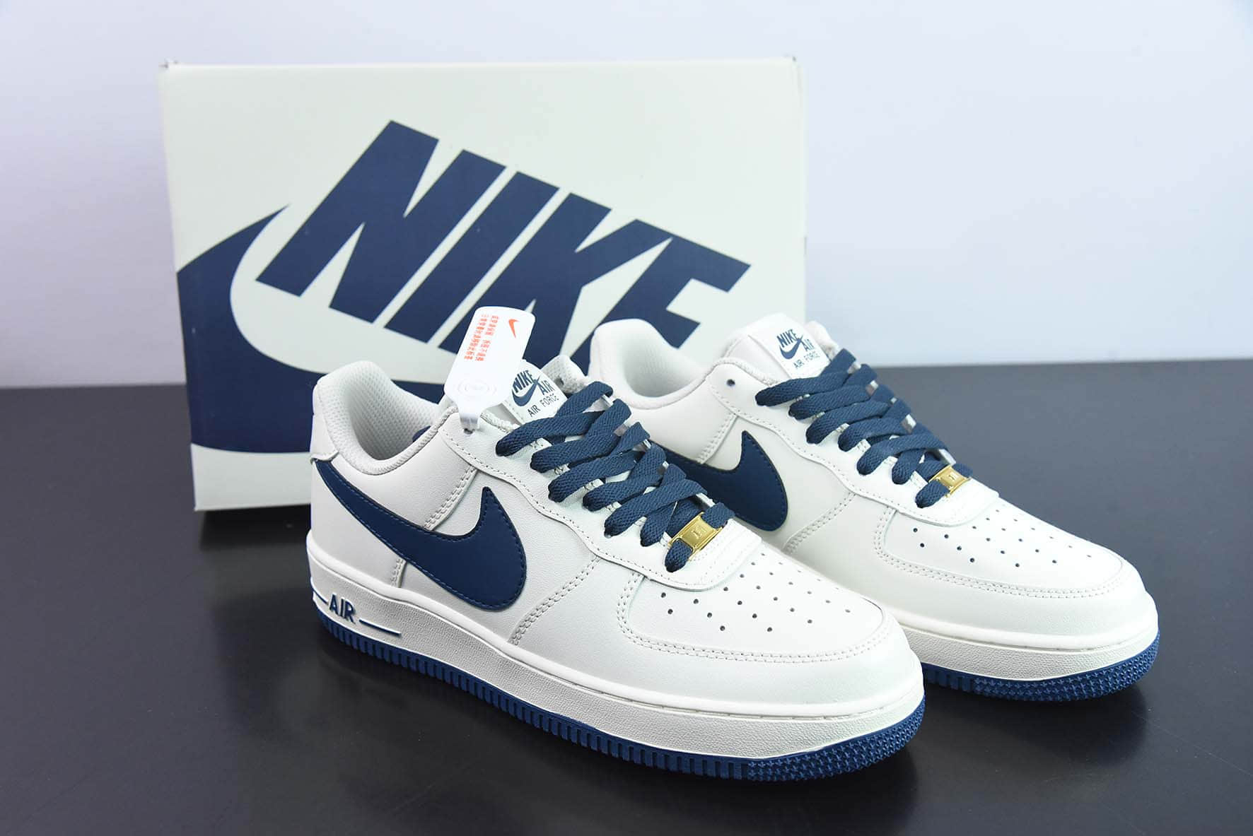 耐克Nike Air Force 1 Low '07 深蓝大勾低帮空军一号休闲板鞋纯原版本 货号：SP0758-026 