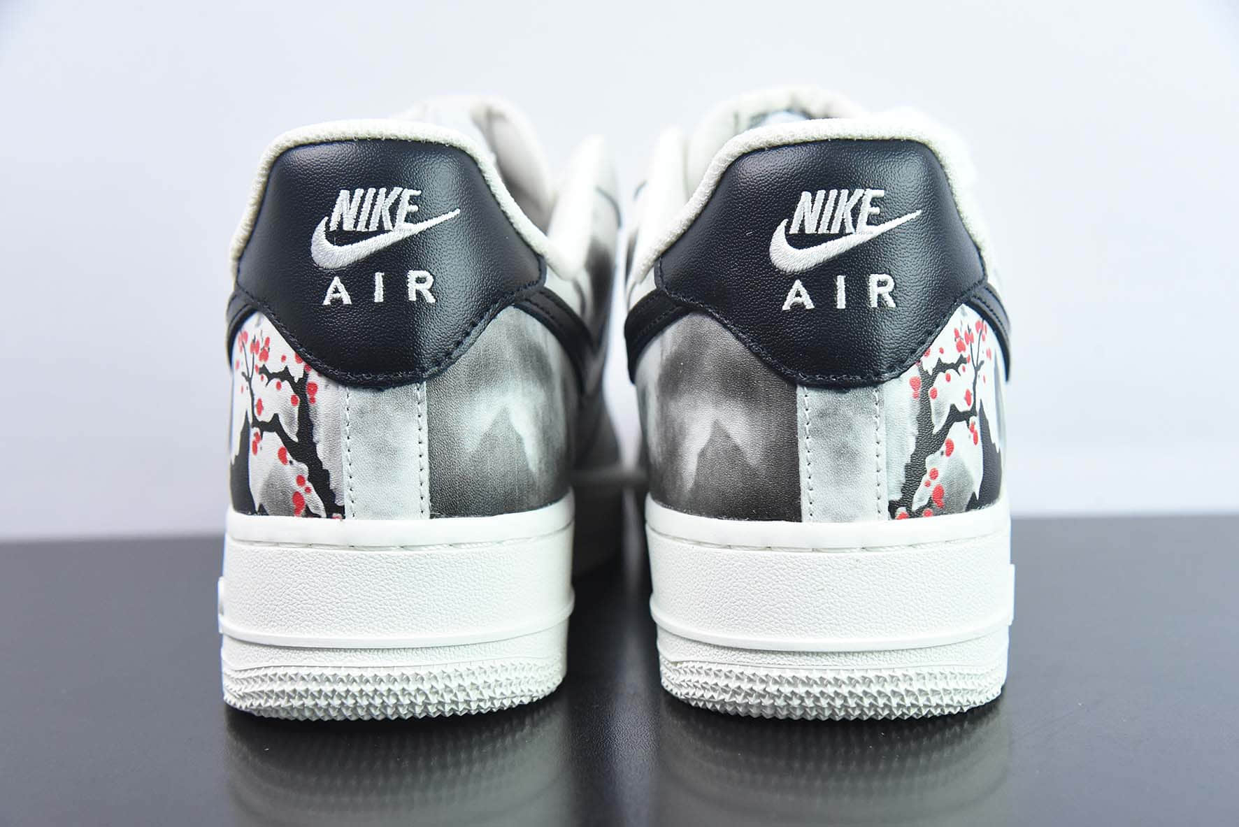 耐克Nike Air Force 1 '07 Low 中国风涂鸦山水画空军一号低帮休闲板鞋纯原版本 货号：BL1522-088