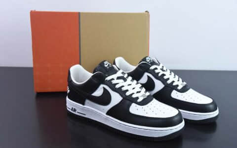 耐克Nike Terror Squad x Nike Air Force 1 LowTS联名黑白空军一号低帮休闲板鞋纯原版本 货号：FJ5756-100