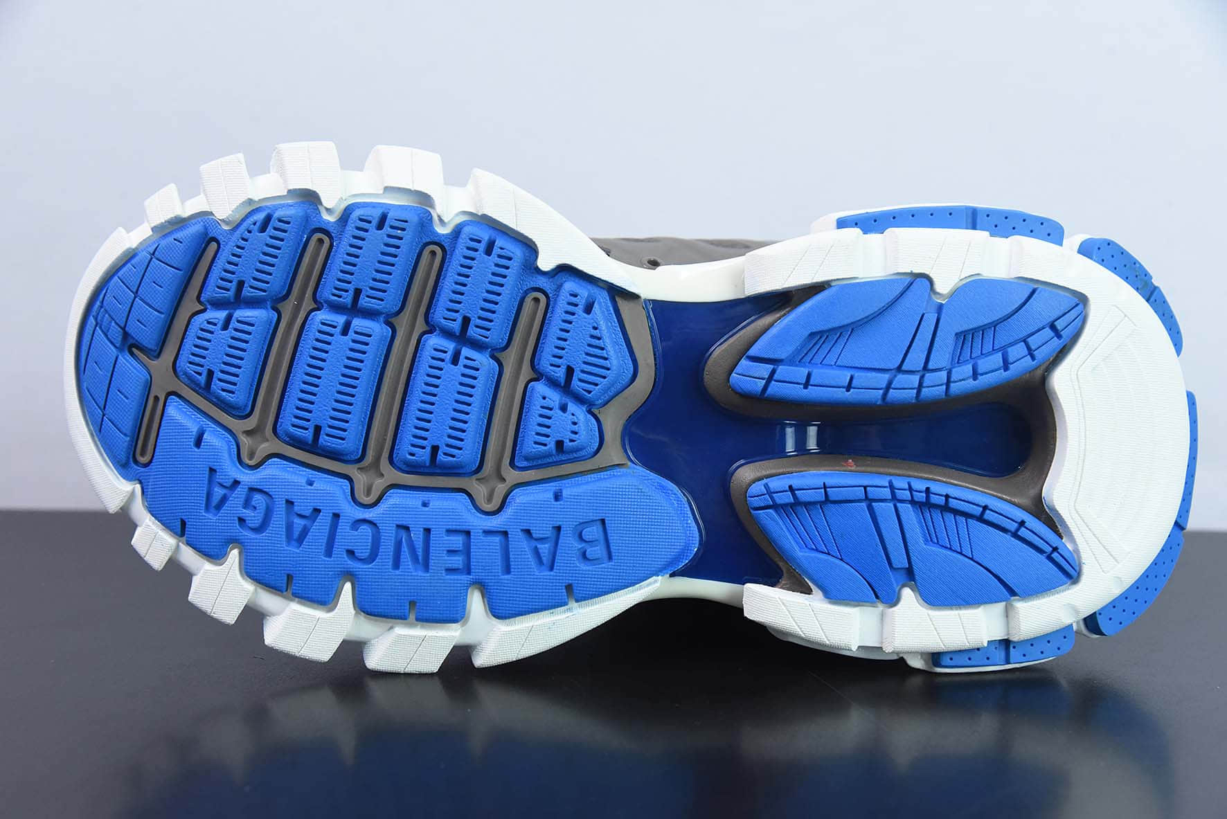 巴黎世家BALENCIAGA Track LED Trainers 3.0代灰蓝复古野跑老爹潮流百搭慢跑鞋纯原版本 货号：542436 W2FSA 8123