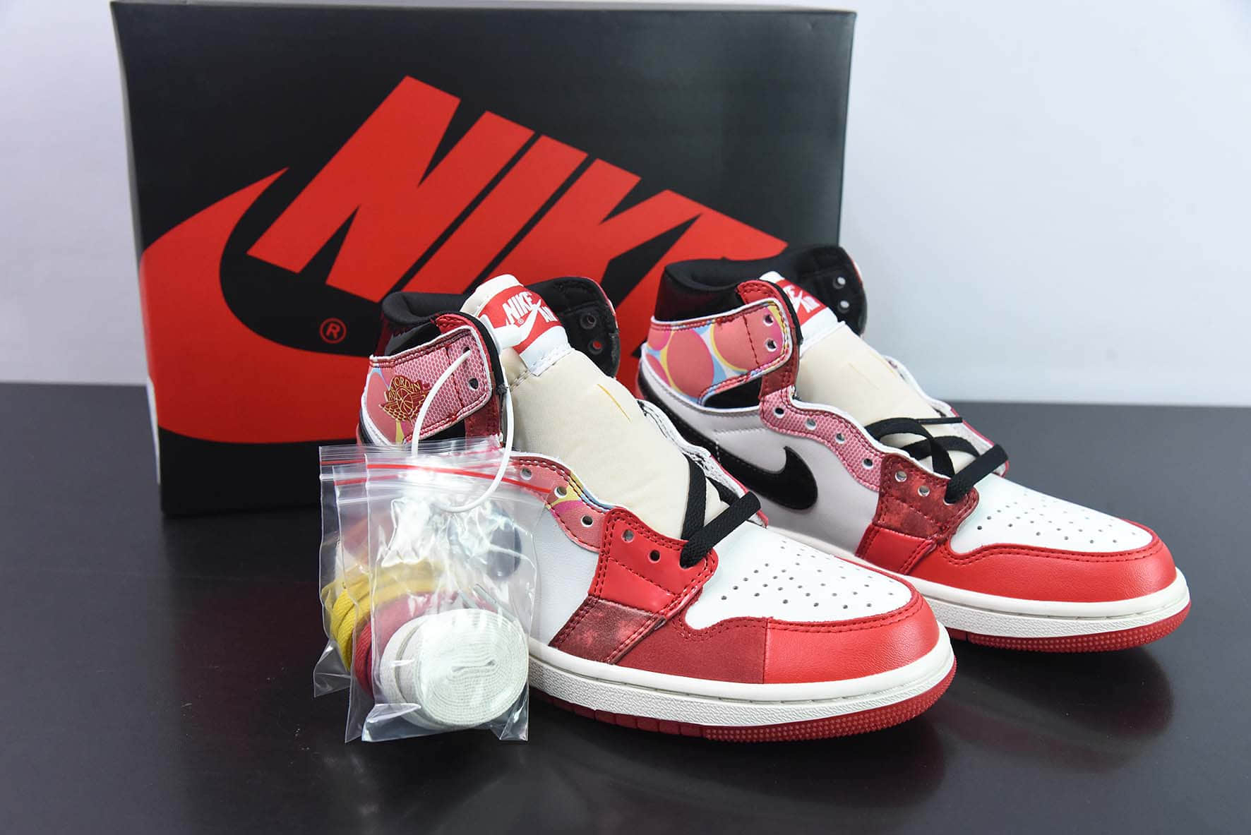 乔丹Air Jordan 1 High OG Next Chapter AJ1 乔1蜘蛛侠2.0 高帮篮球鞋纯原版本 货号：DV1753-601 