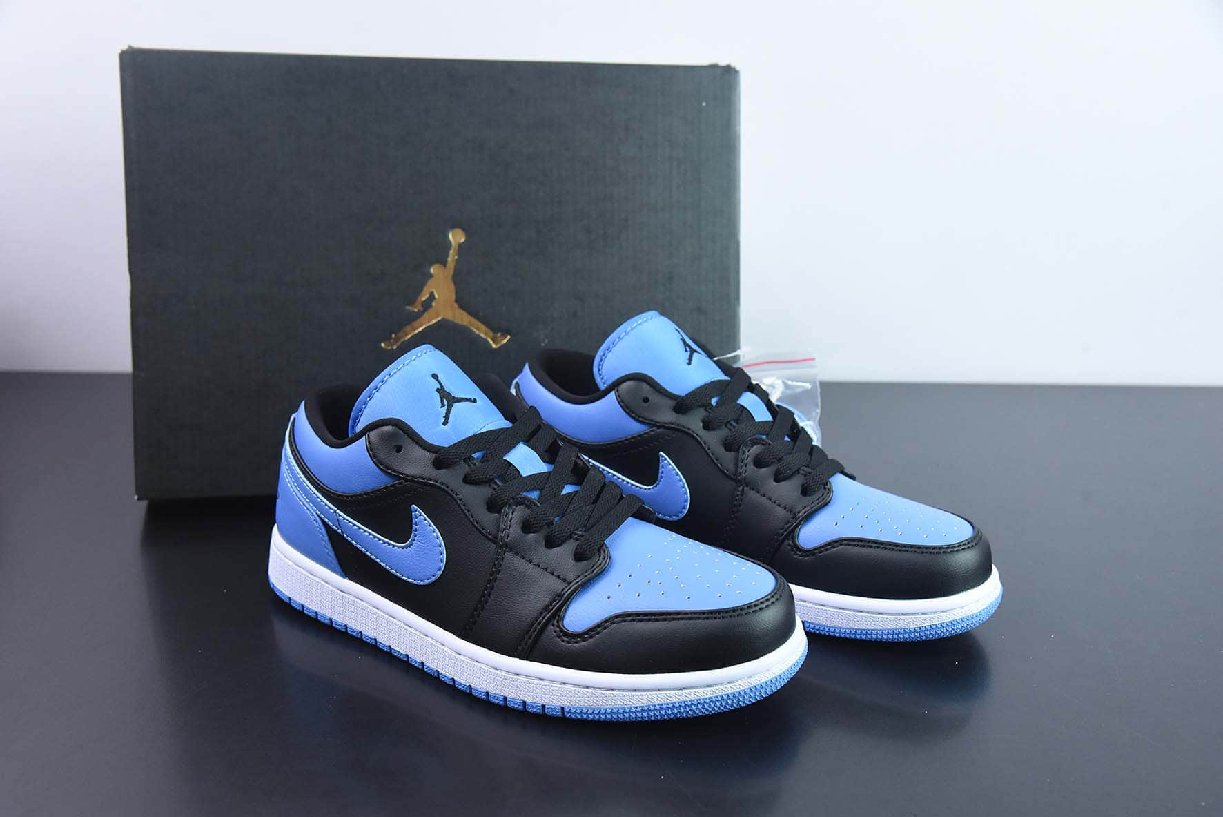 乔丹Air Jordan 1 Low SEBlack University BlueAJ1黑蓝北卡蓝低帮经典复古文化休闲运动篮球鞋纯原版本 货号：553558-041