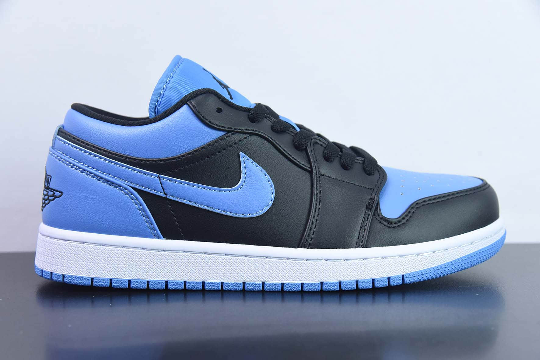 乔丹Air Jordan 1 Low SEBlack University BlueAJ1黑蓝北卡蓝低帮经典复古文化休闲运动篮球鞋纯原版本 货号：553558-041