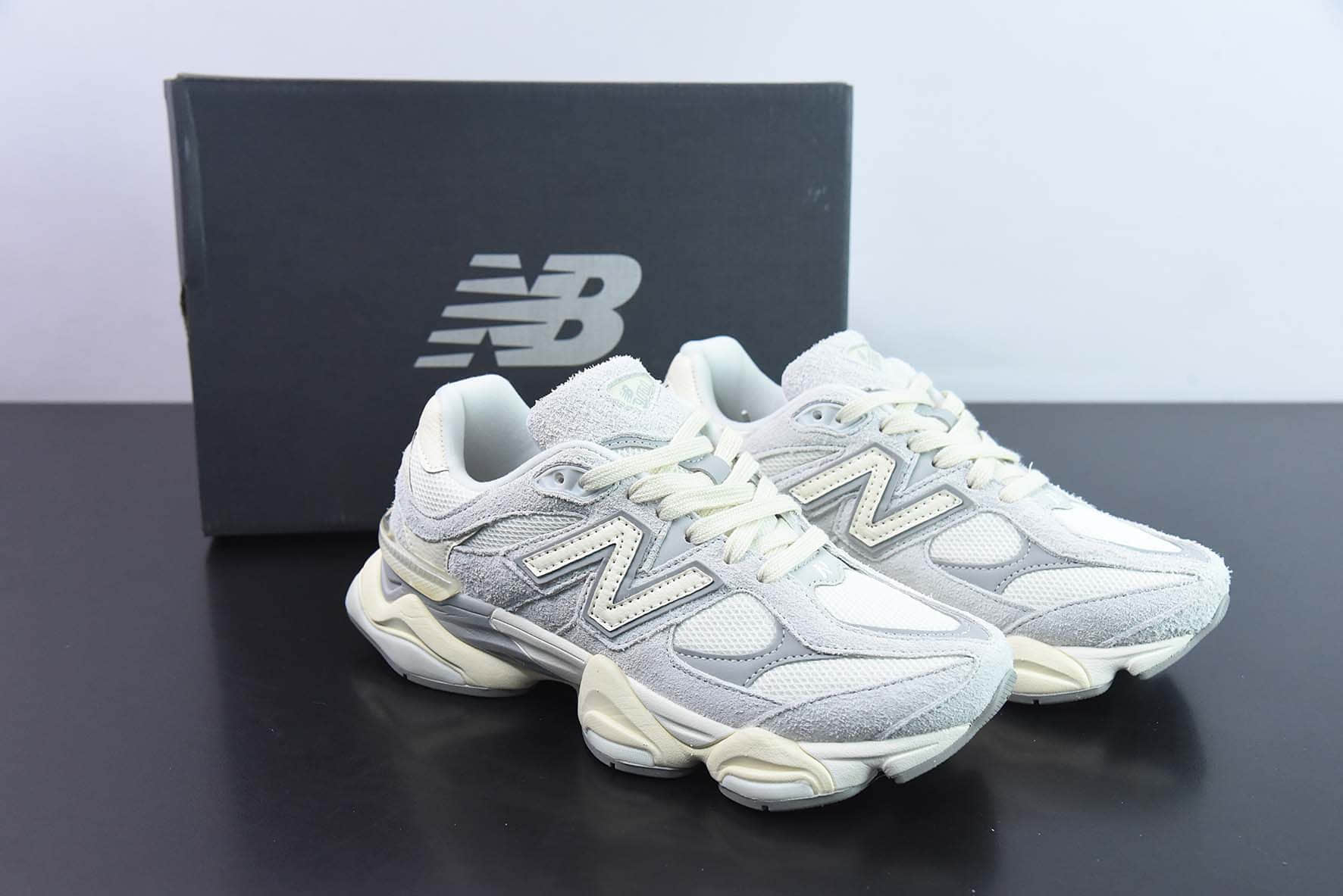 新百伦New BalanceJoe Freshgoods x New Balance NB9060 联名款白灰复古休闲运动慢跑鞋纯原版本 货号：U9060HSA 