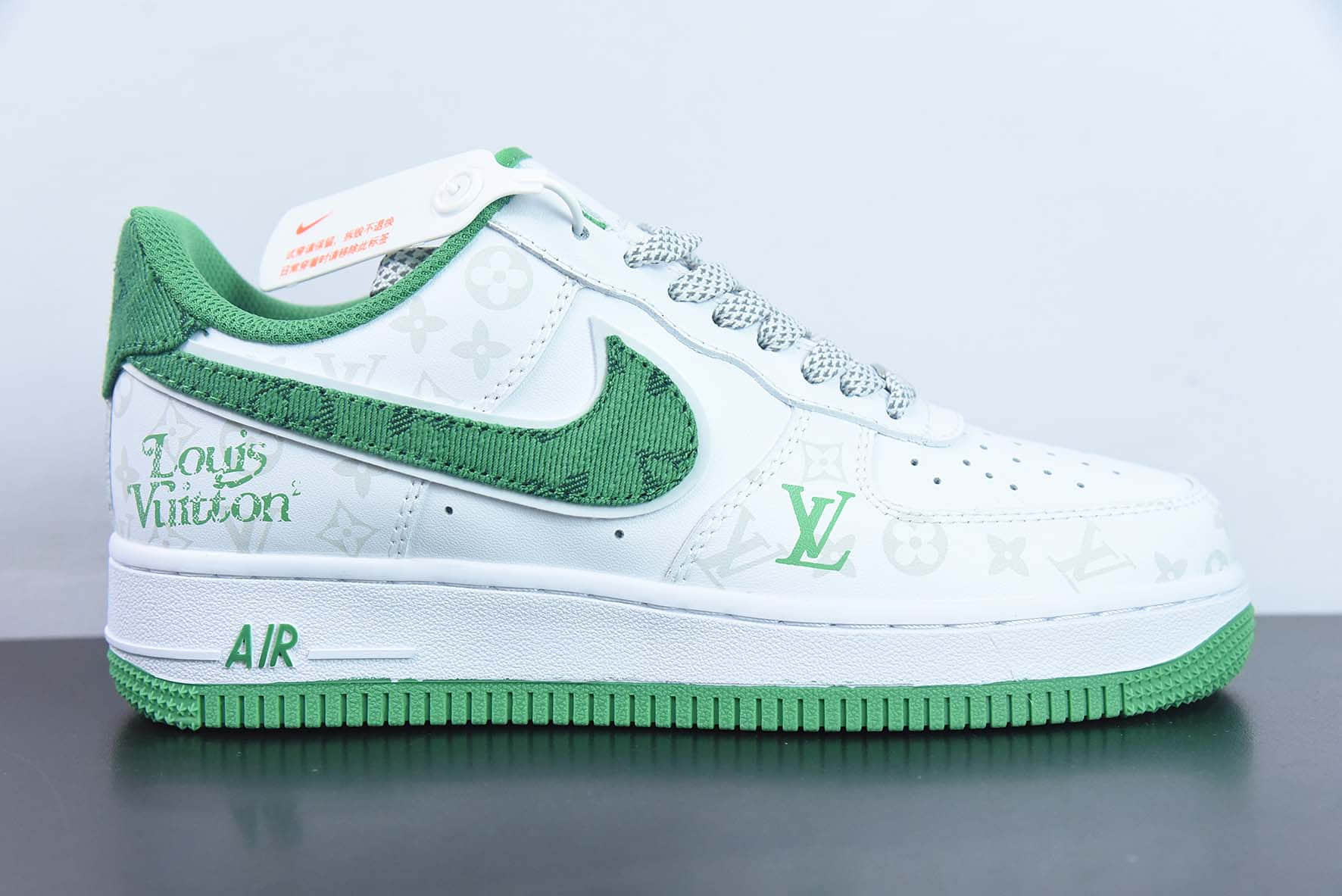 耐克NIke Air Force 1 '07 Low “LV联名暗夜精灵--绿牛仔”空军一号低帮休闲板鞋纯原版本 货号：CV0670-400