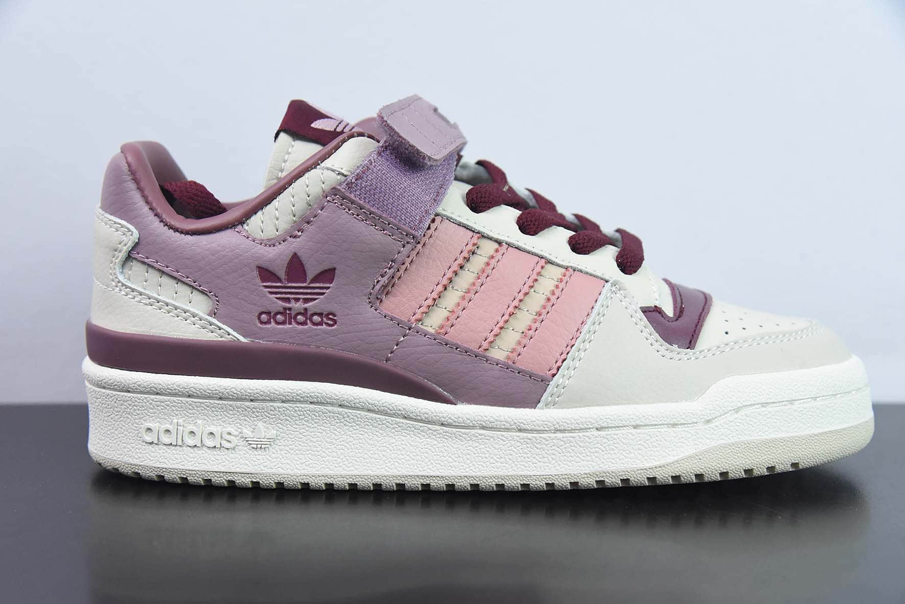 阿迪达斯Adidas Originals Forum 84 Low脏粉米白低帮百搭潮流休闲运动板鞋纯原版本 货号：HQ6941
