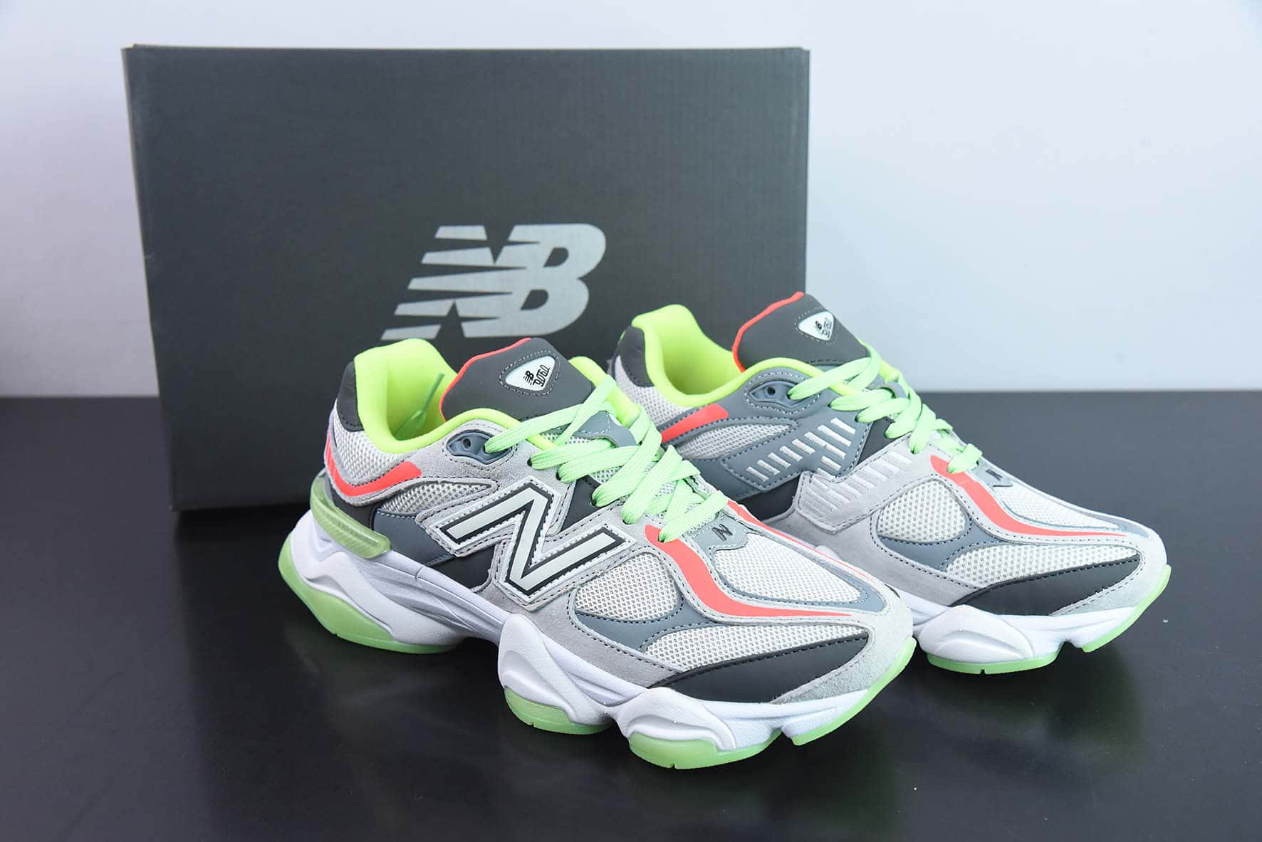 新百伦New Balance Joe Freshgoods x New Balance9060 联名款灰绿复古休闲运动慢跑鞋纯原版本 货号：U9060DGG