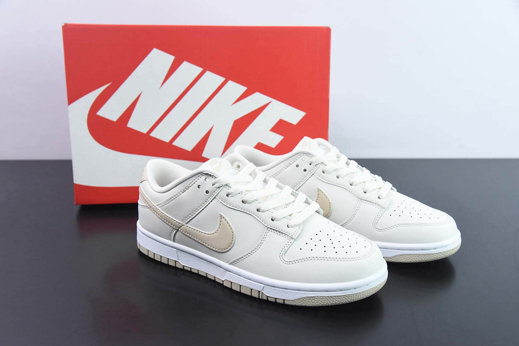 耐克Nike SB Dunk Low Sanddrift 白金SB低帮休闲滑板鞋纯原版本 货号：DV0831-003