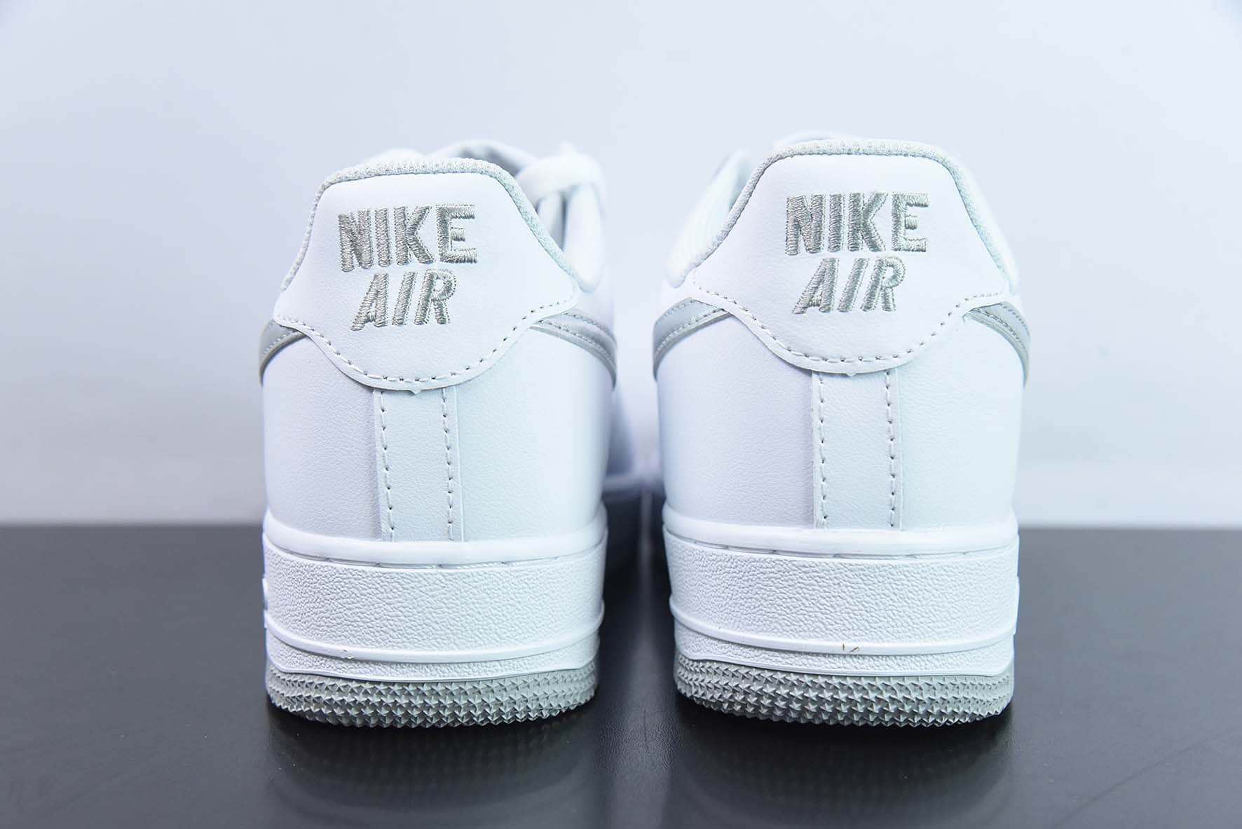 耐克Nike Air Force 1 Low 白银空军一号低帮休闲板鞋纯原版本 货号：DZ6755-100