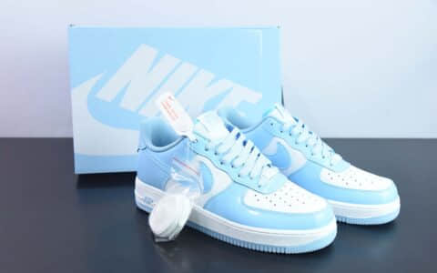 耐克Nike Air Force 1 Low 北卡蓝空军一号低帮运动休闲板鞋纯原版本 货号：HP3656-533