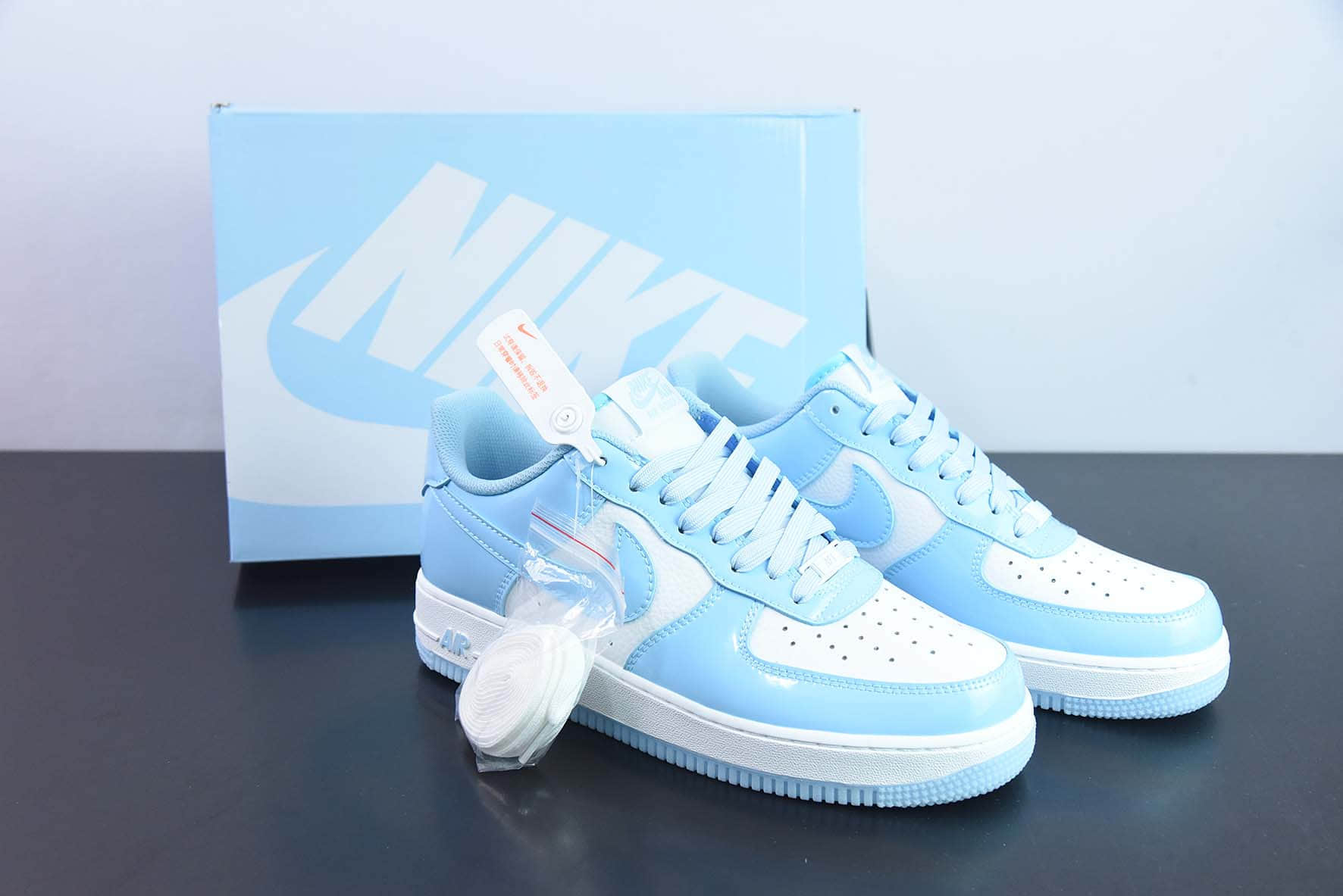耐克Nike Air Force 1 Low 北卡蓝空军一号低帮运动休闲板鞋纯原版本 货号：HP3656-533 