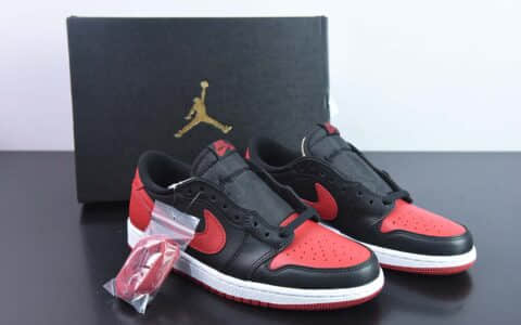 乔丹Air Jordan AJ1 Retro Low OG AJ1“黑红禁穿 ”低帮休闲板鞋纯原版本 货号：705329-001