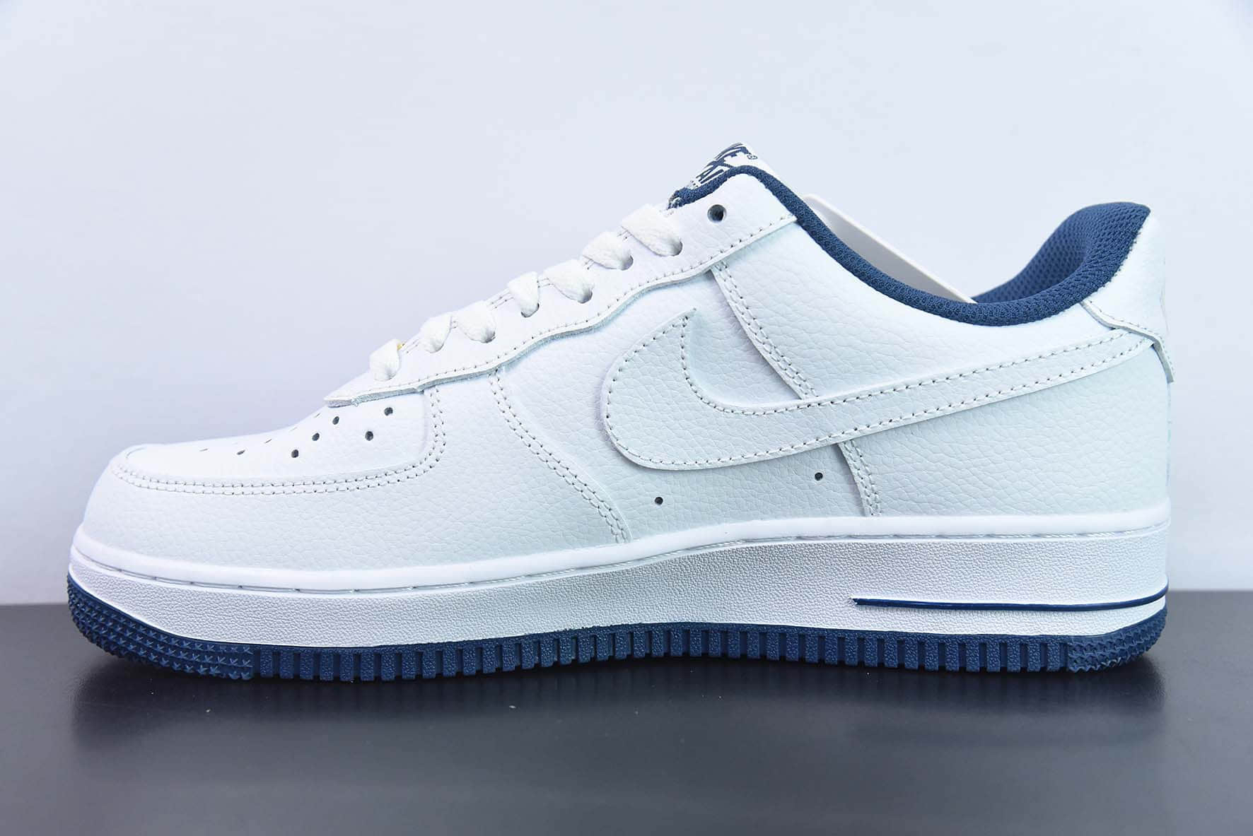 耐克Nike Air Force 1‘07 Low 深蓝小勾 40周年星星空军一号低帮休闲板鞋纯原版本 货号：DD1225-006