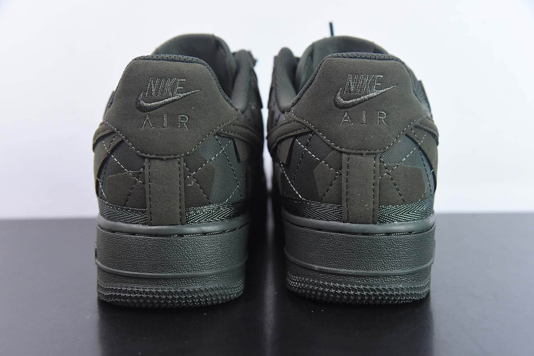 耐克Nike Billie Eilish x Nike Air Force1碧梨联名黑色空军低帮休闲板鞋纯原版本 货号：DQ4137-300