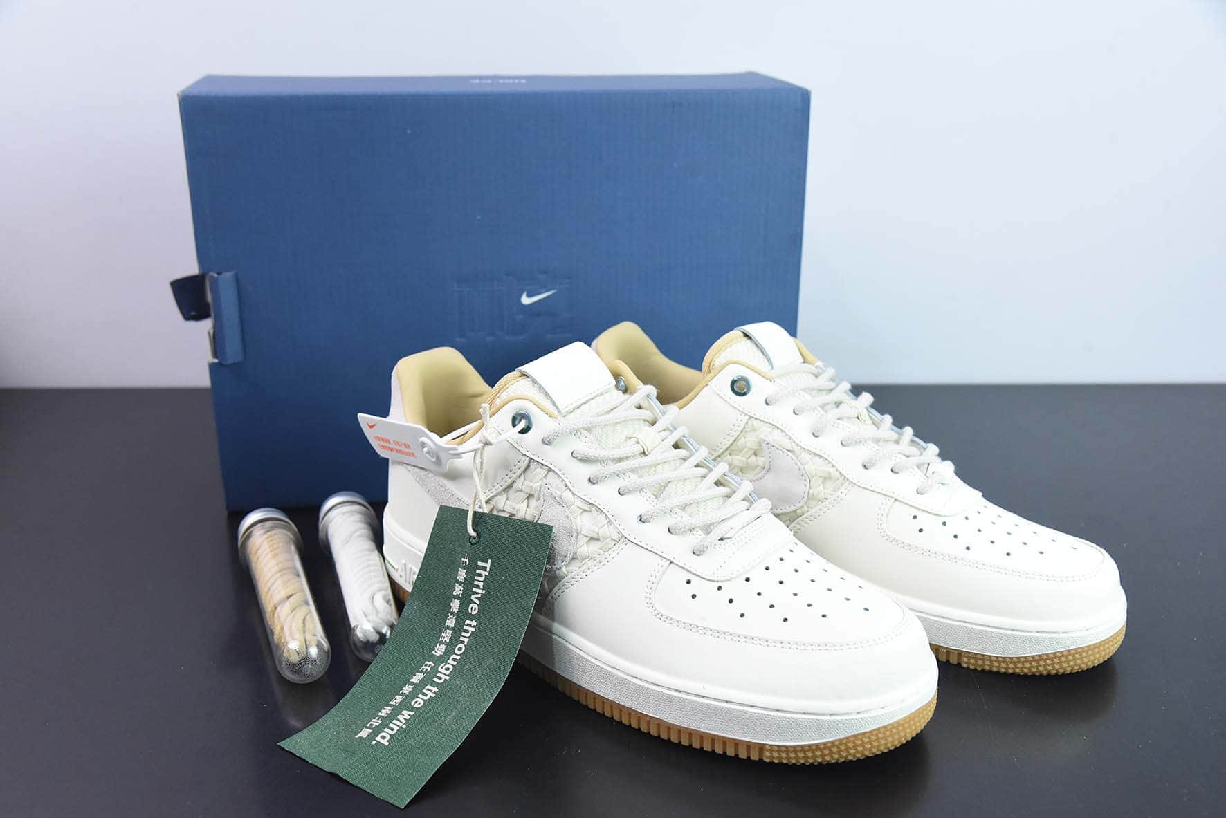 耐克Nike Air Force 1 Low竹米白小香风空军一号低帮休闲板鞋纯原版本 货号：FN0369-101