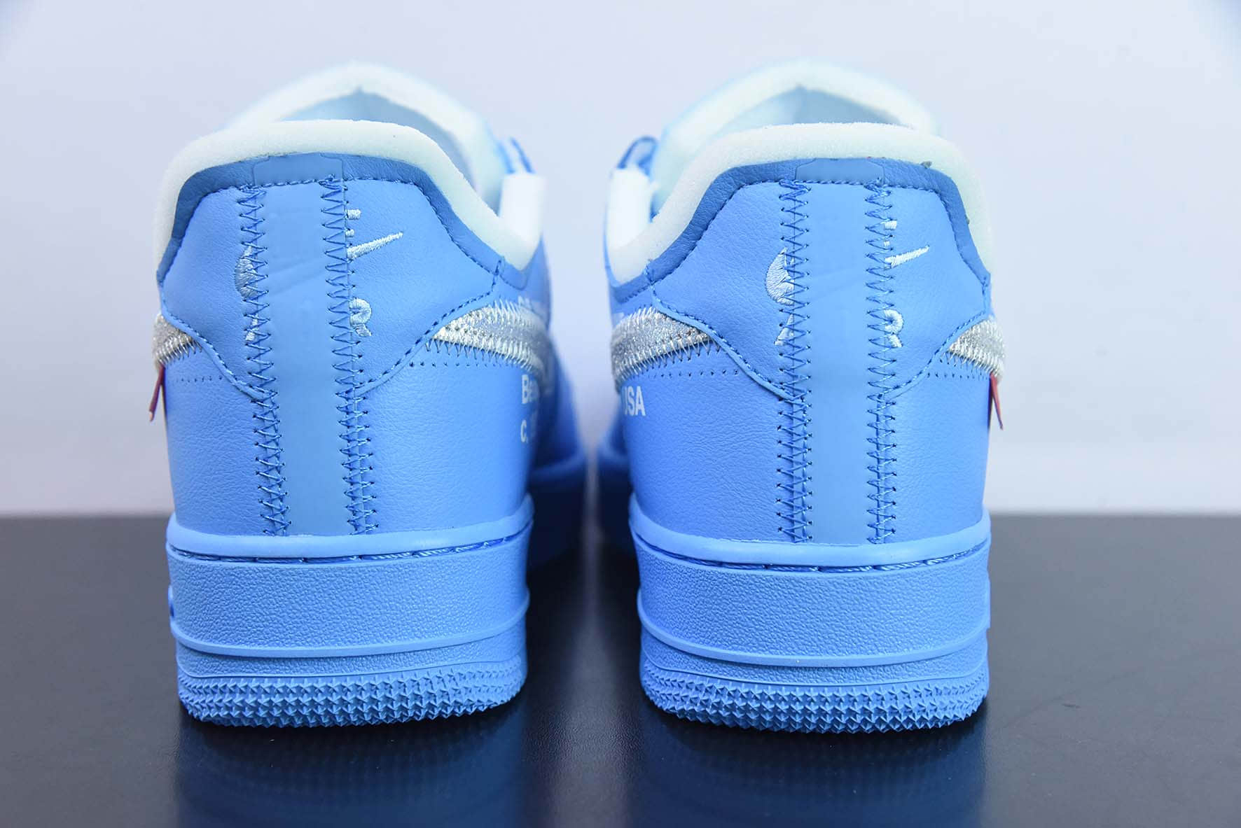 耐克Nike OW x NK AF1 MCA蓝色艺术馆联名空军一号低帮运动板鞋纯原版本 货号：CI1173-400