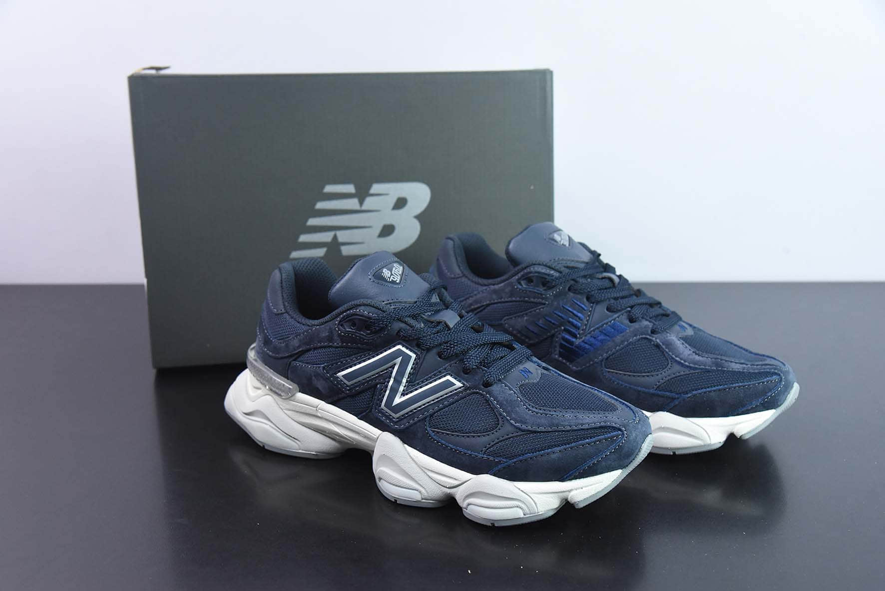 新百伦New Balance Joe Freshgoods x New Balance NB9060 联名款深蓝复古休闲运动慢跑鞋纯原版本 货号：U9060NV 