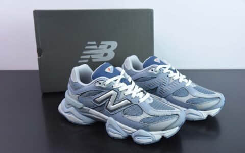 新百伦New Balance Joe Freshgoods x New BalanceNB9060 联名款灰蓝复古休闲运动慢跑鞋纯原版本 货号：U9060MD1