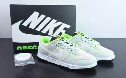 耐克Nike Dunk Low Oregon Ducks 俄勒冈鸭队主题配色SB低帮休闲滑板鞋纯原版本 货号：FQ7260-001