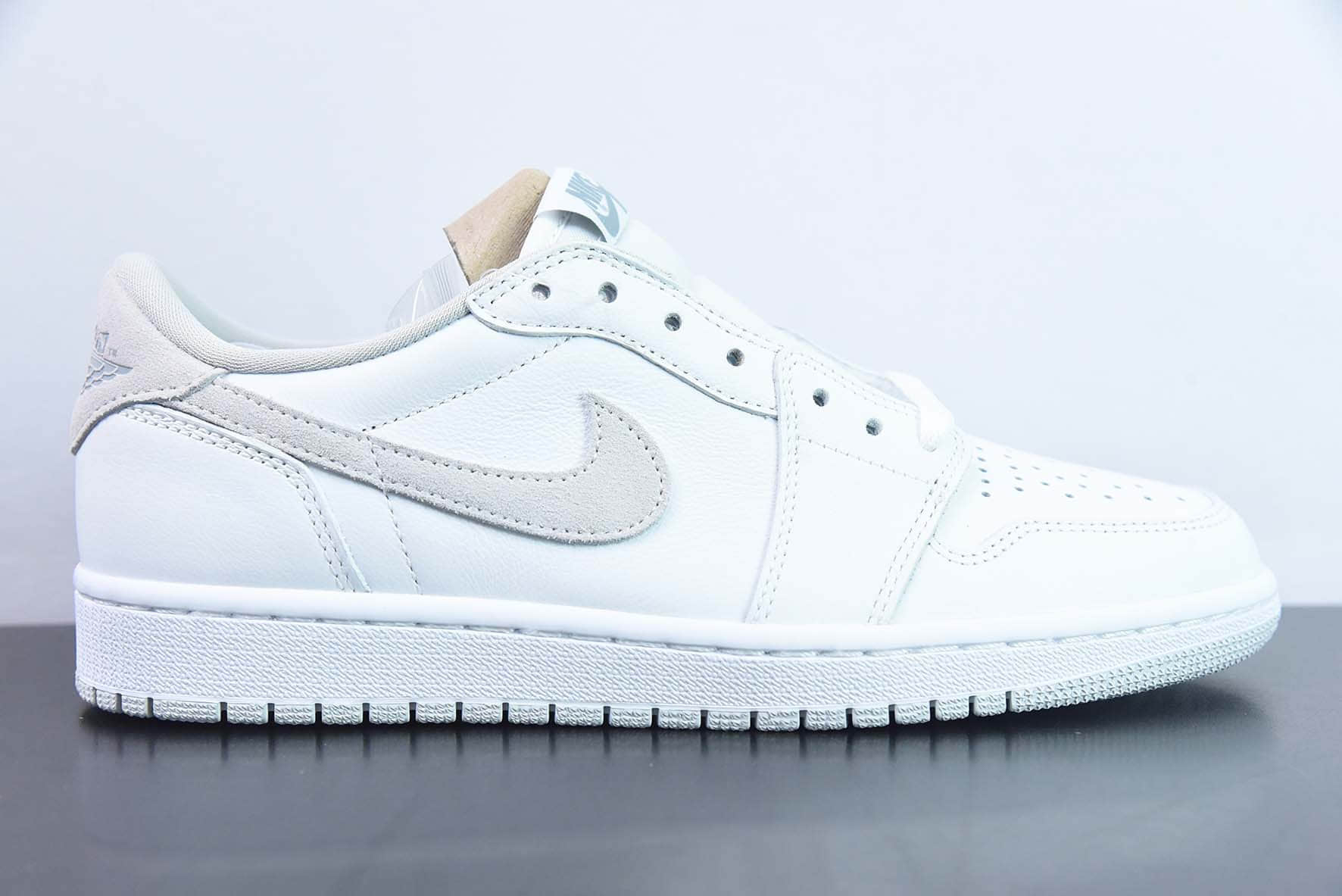 乔丹Air Jordan 1 Low OG Neutral Grey AJ1灰白低帮复古文化篮球鞋纯原版本 货号：CZ0790-100