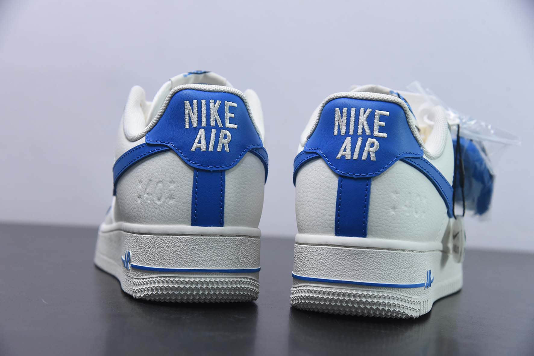 耐克NIke Air Force 1 '07 Low “40周年纪念款米白天蓝”空军一号低帮休闲板鞋纯原版本 货号：DQ7658-103 