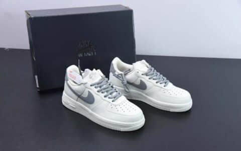 耐克Nike Air Force 1 Low '07 米白灰低帮空军一号休闲板鞋纯原版本 货号：CQ5059-222