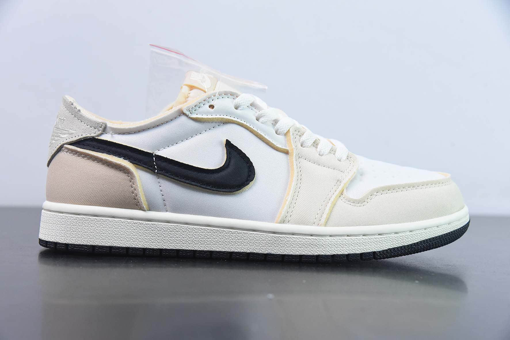 乔丹Air Jordan 1 Low OG EX”Coconut Milk“AJ1解构椰奶白拼接低帮经典复古文化休闲运动篮球鞋纯原版本 货号：DV0982-100