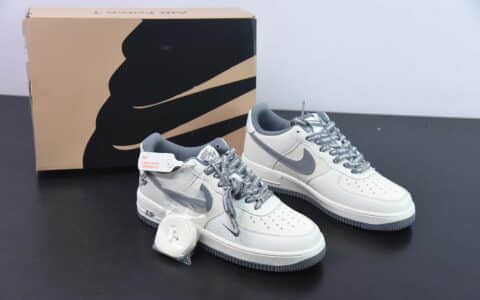 耐克Nike Air Force 1 TS联名深灰帆布空军一号低帮运动休闲板鞋纯原版本 货号：PF9055-751