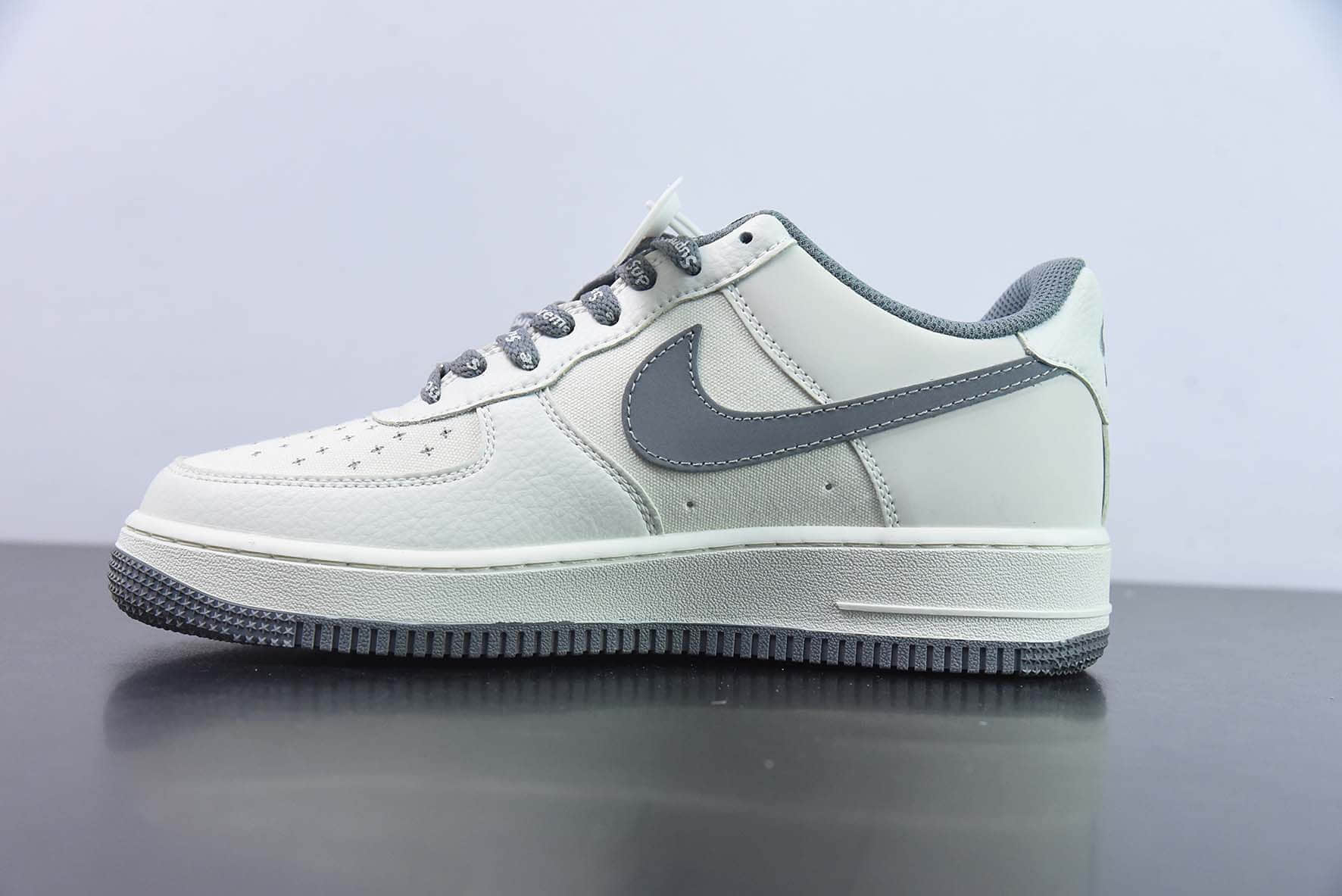 耐克Nike Air Force 1 TS联名深灰帆布空军一号低帮运动休闲板鞋纯原版本 货号：PF9055-751