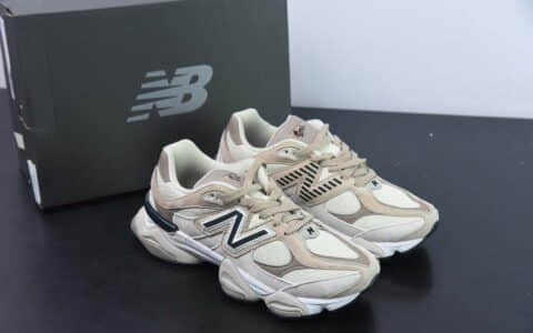 新百伦New Balance 9060”Mocha Brown“米黄摩卡棕黑复古百搭老爹风小象蹄休闲运动跑步鞋纯原版本 货号：U9060ZBB