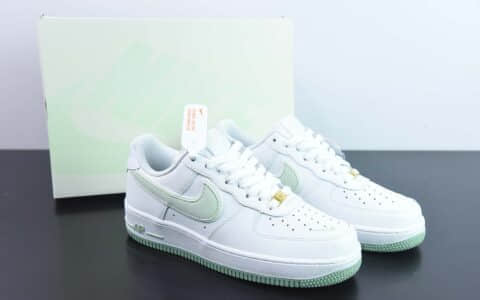 耐克Nike Air Force 1‘07 Low ”Swoosh“ 草绿小勾空军一号低帮休闲板鞋纯原版本 货号：CV5696-968