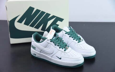 耐克Nike Air Force 1 Low Kith联名白绿空军一号低帮运动休闲板鞋纯原版本 货号：KT1659-003