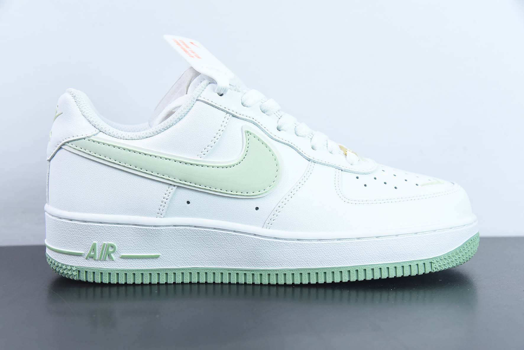 耐克Nike Air Force 1‘07 Low ”Swoosh“ 草绿小勾空军一号低帮休闲板鞋纯原版本 货号：CV5696-968