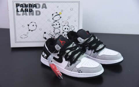 耐克Nike Panda Prank X Nike Dunk Low Retro熊猫恶作剧定制款休闲滑板鞋纯原版本 货号：DX4374-008