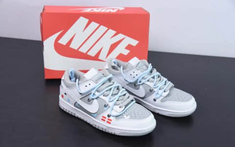 耐克Nike Dunk Low SB解构绑带白灰电玩低帮休闲滑板鞋纯原版本 货号：DJ6188-003