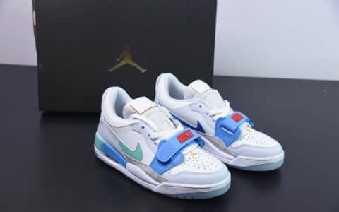 乔丹Air Jordan Legacy 312 low AJ312灰蓝魔术贴复古文化篮球鞋纯原版本 货号：FN8896-131