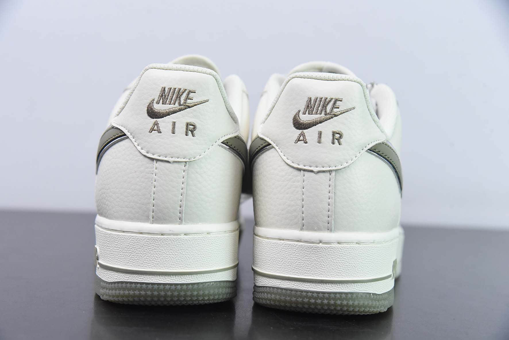 耐克Nike Air Force 1 Low 米绿满天星空军一号低帮休闲板鞋纯原版本 货号：JJ0253-006 