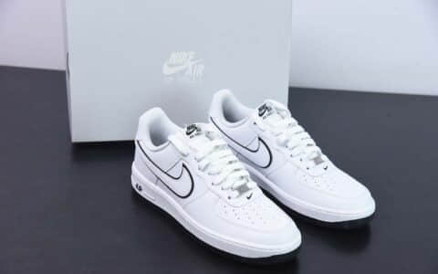 耐克Nike Air Force 1 Low 白黑空军一号低帮运动休闲板鞋纯原版本 货号：DV0788-103