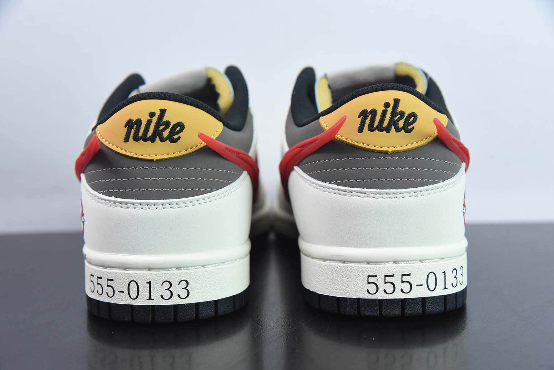 耐克Nike SB Dunk LowGhostbusters米白黄红捉鬼敢死队扣篮系列低帮休闲运动滑板板鞋纯原版本 货号：ZD2356-158 