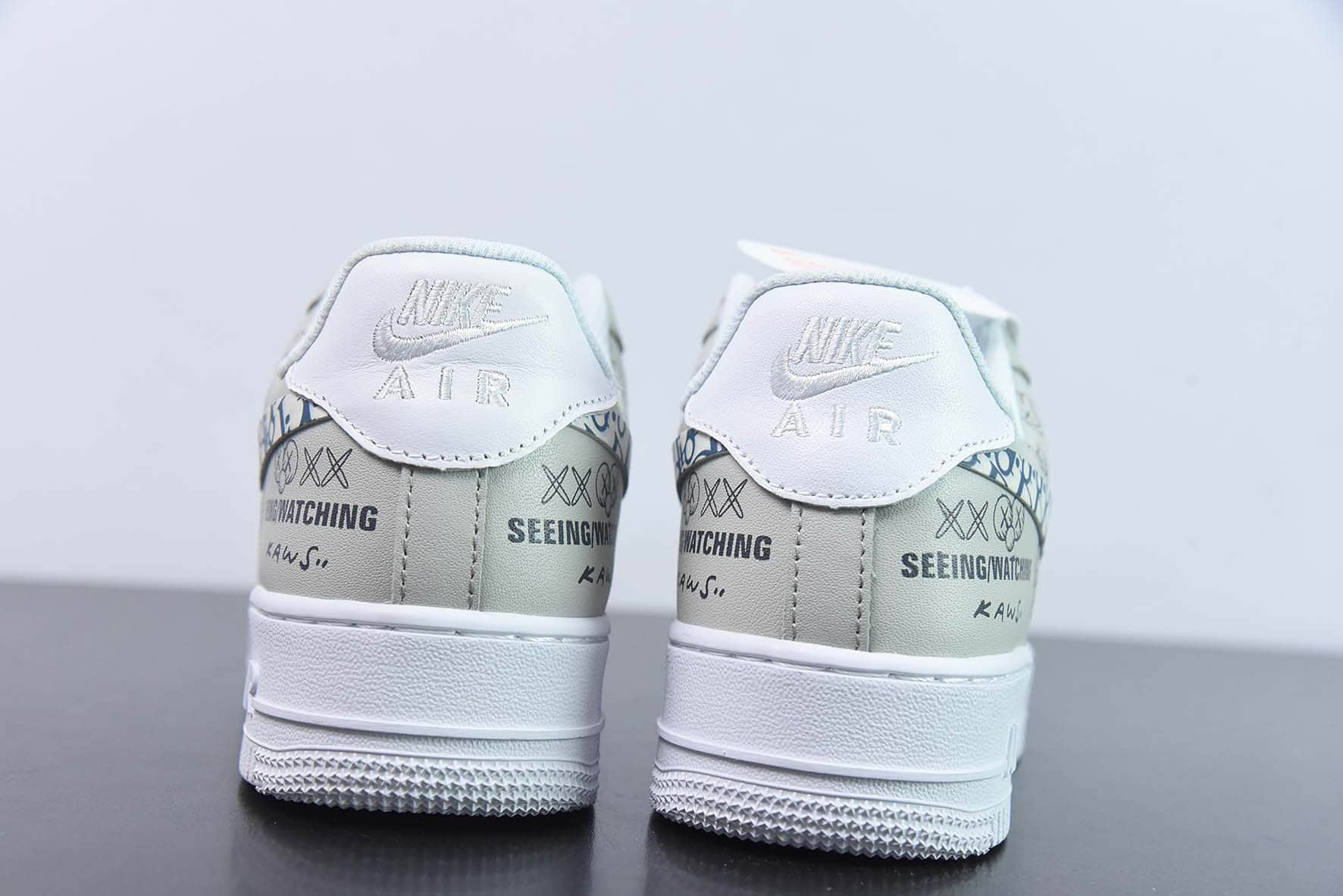 耐克Nike Air Force 1 '07 Low 迪奥联名灰白空军一号低帮休闲板鞋纯原版本 货号：CW2288-001