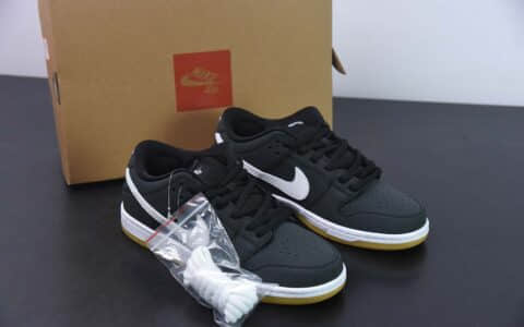 耐克Nike SB Dunk Low Pro ISO生胶黑白扣篮系列复古低帮休闲运动滑板鞋纯原版本 货号：CD2563-001