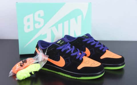 耐克Nike SB Dunk Low Night of Mischief 万圣节限定SB运动休闲板鞋纯原版本 货号：BQ6817-006