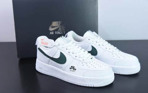 耐克Nike Air Force 1 Utility 白绿空军一号低帮运动休闲板鞋纯原版本 货号：CV3039-116