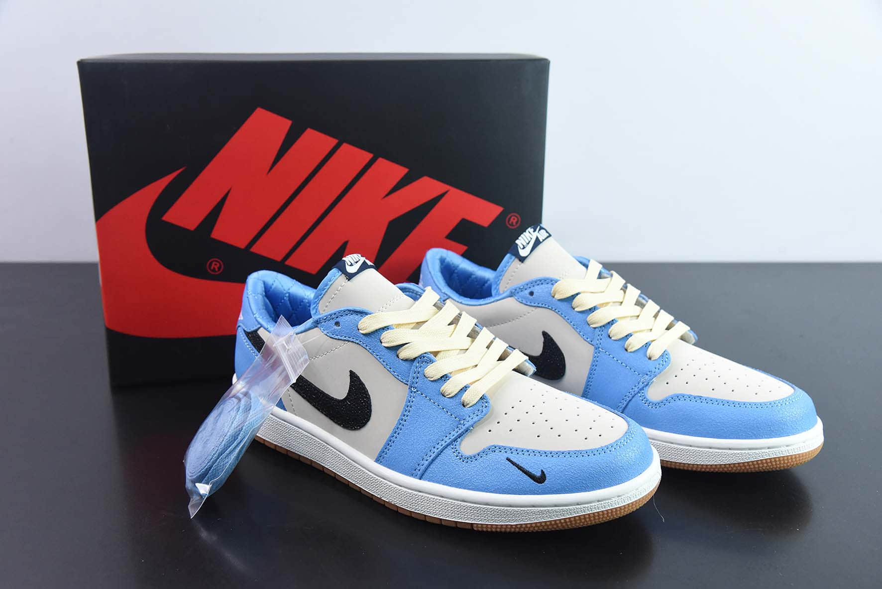 乔丹Air Jordan 1 Low OG Bleached Coral AJ1灰蓝低帮复古运动鞋纯原版本 货号：CZ0790-141