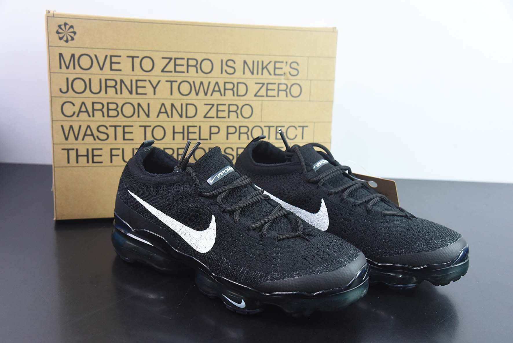 耐克Nike air VaporMax 2023 FK武士黑白钩子耐克2023款大气垫飞线跑鞋纯原版本 货号：DV6840-002 