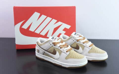 耐克Nike SB Dunk Low SE 85 Grey Green85小熊饼干 SB扣篮系列低帮休闲运动滑板板鞋纯原版本 货号：DO9457-102