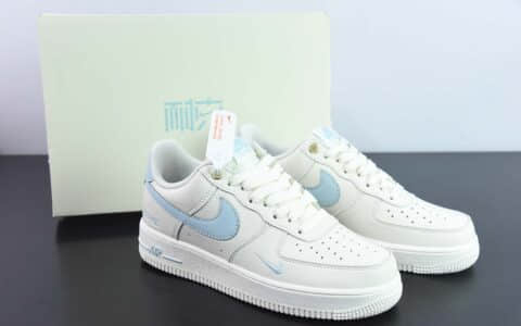 耐克Nike Air Force 1 Low “NAI-KE”米蓝签名涂鸦空军一号低帮运动休闲板鞋纯原版本 货号：NK0621-933