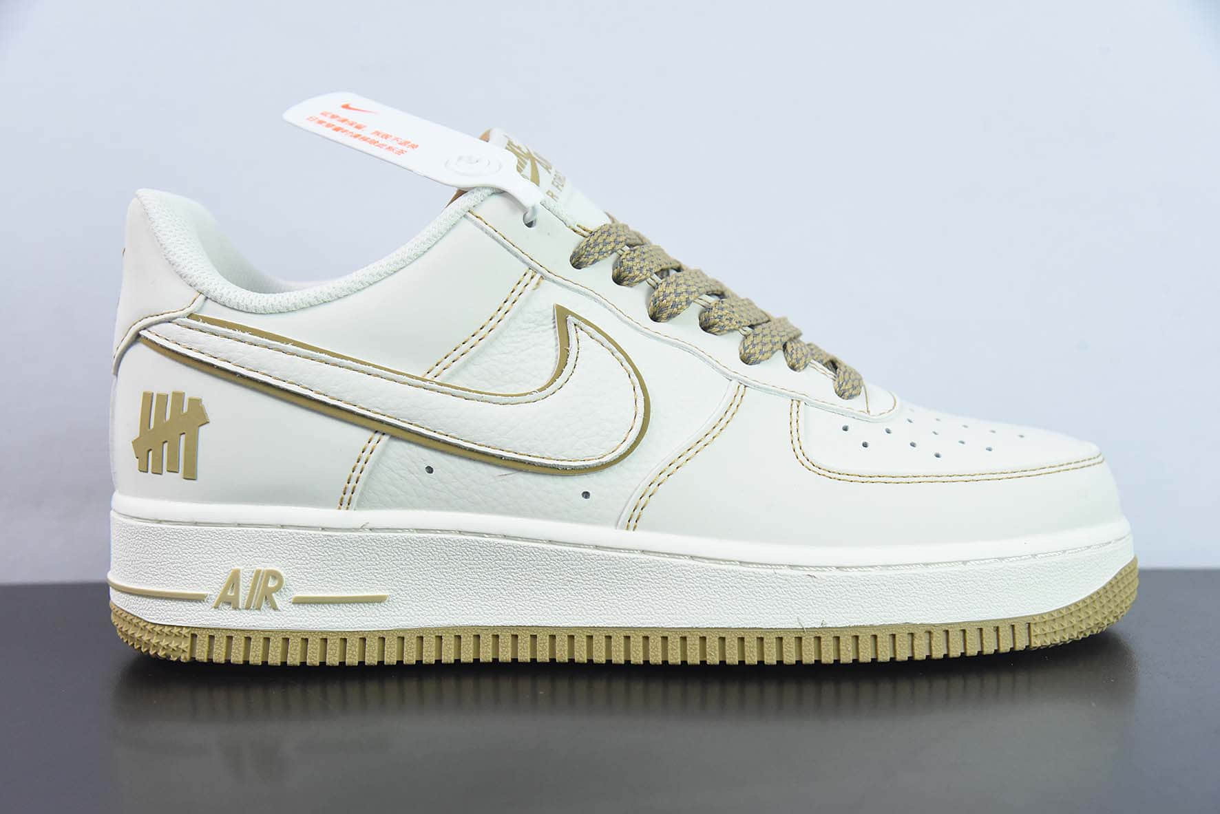 耐克Nike Air Force 1 Low 沙漠黄五道杠联名空军一号低帮运动休闲板鞋纯原版本 货号：UT2022-028