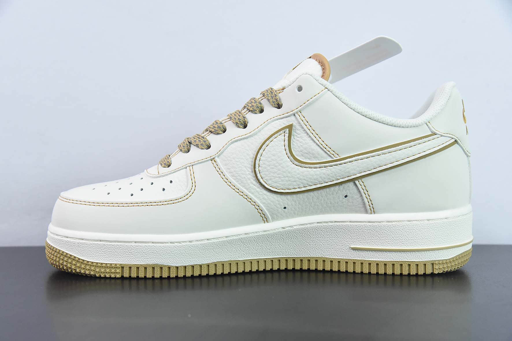 耐克Nike Air Force 1 Low 沙漠黄五道杠联名空军一号低帮运动休闲板鞋纯原版本 货号：UT2022-028